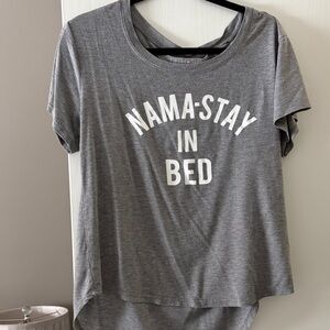 Fifth Sun Gray Short Sleeve Tee "Nama-Stay in Bed"